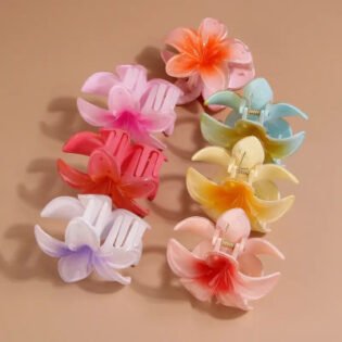 4 Pcs Hawaiian Flower Hair Clips