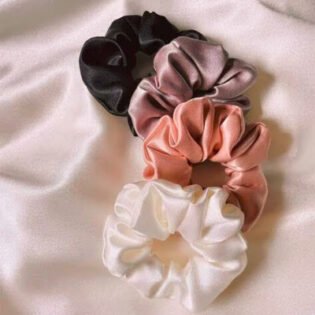 3 Pcs Satin Hair Scrunchies